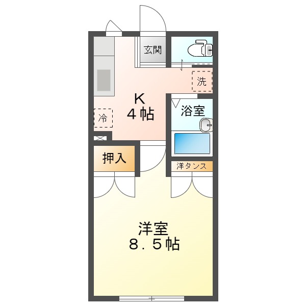 メゾンビリーブの間取り