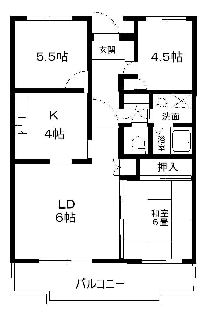 エストマノワール土田の間取り