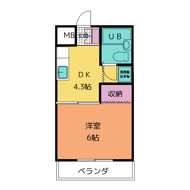 【ブルーウィング原の間取り】