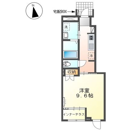 愛西市柚木町のアパートの間取り