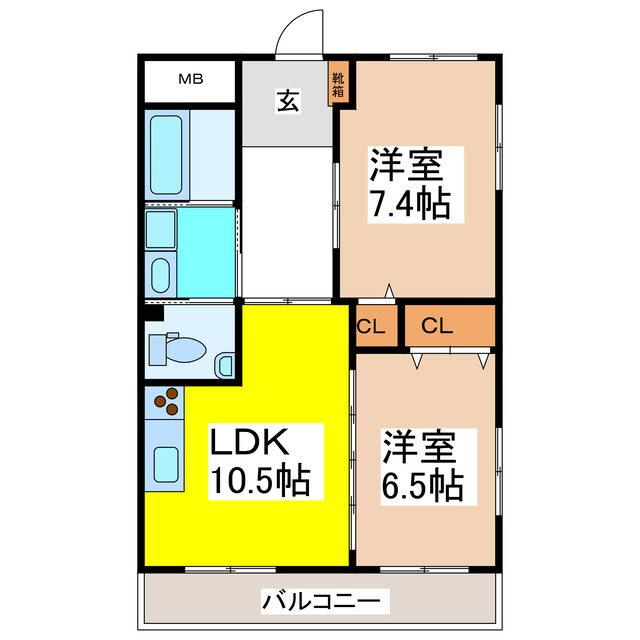 エスポワールの間取り