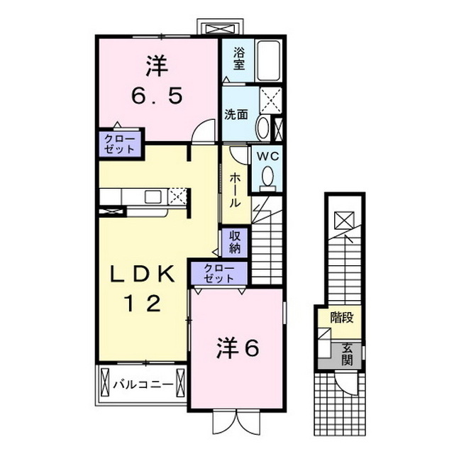 ヴィオラＢの間取り