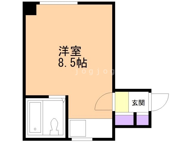 札幌市北区北三十六条西のマンションの間取り