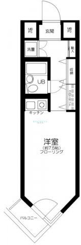 朝日プラザ東池袋の間取り