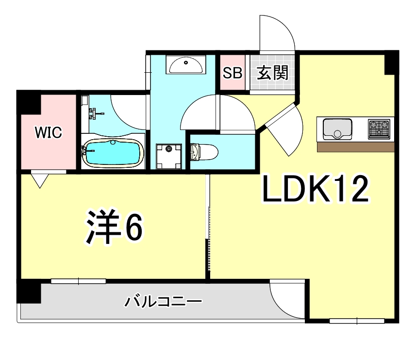 パインヒル向陽(フルリノベーション)の間取り