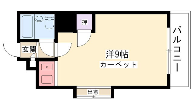 カーサオリエントの間取り