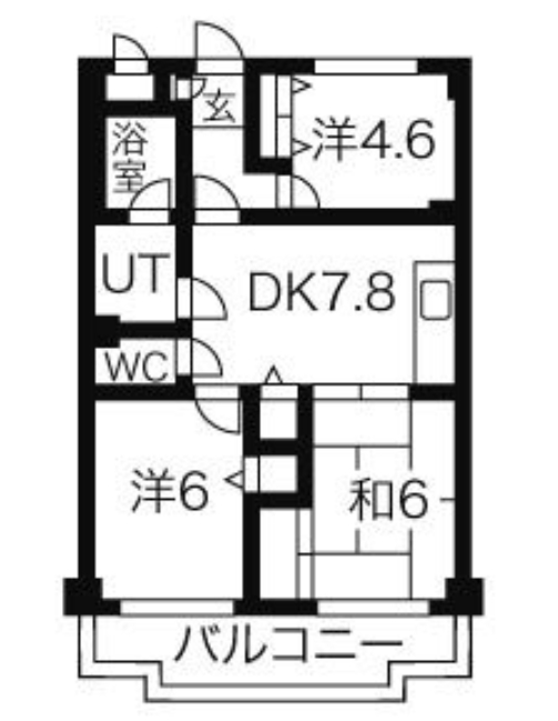 グランドゥール関町の間取り