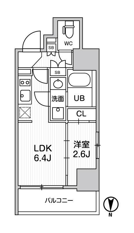 江東区東陽のマンションの間取り