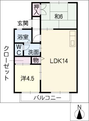 リベラルの間取り