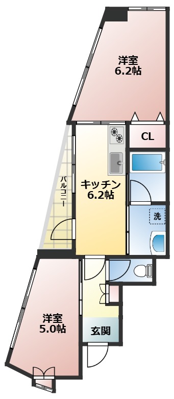 ベルドゥムールの間取り