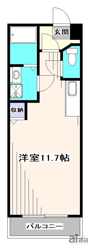 西東京市芝久保町のマンションの間取り