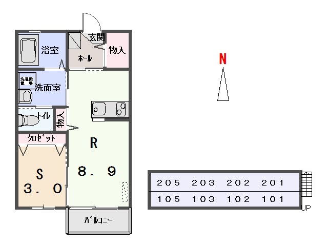 サンファンの間取り