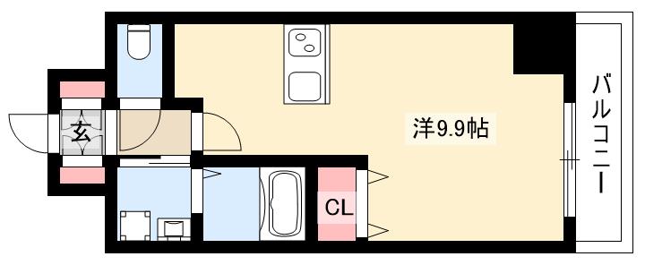 プレサンス上前津リラクシアの間取り