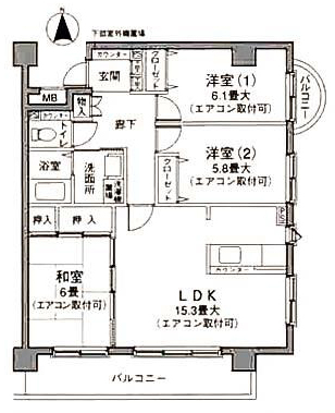 グラン・ソラール丸の内の間取り