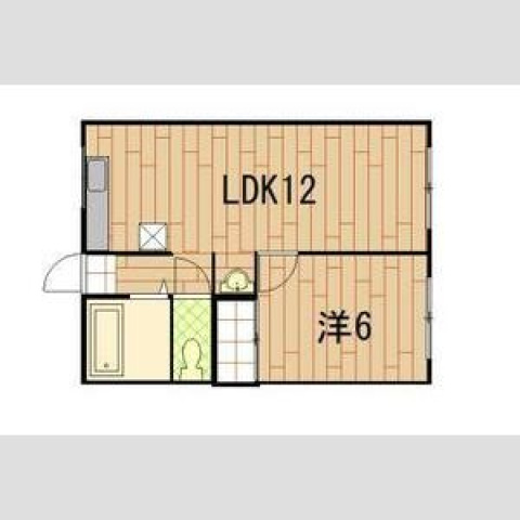 広島市西区三滝町のマンションの間取り