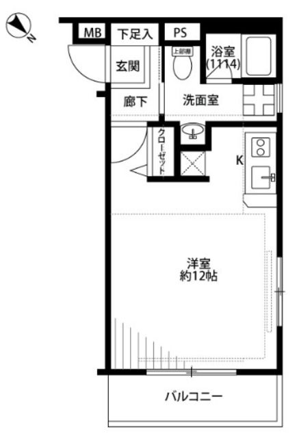 プレール・ドゥーク下井草の間取り