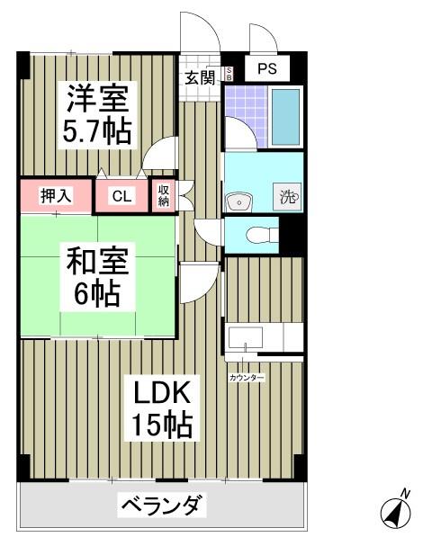 オーチャードの間取り