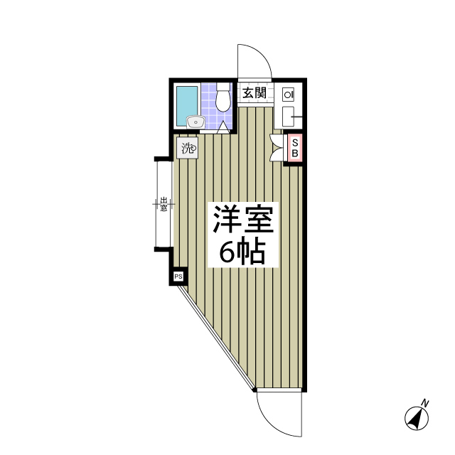 メルヘンハイツ城東の間取り