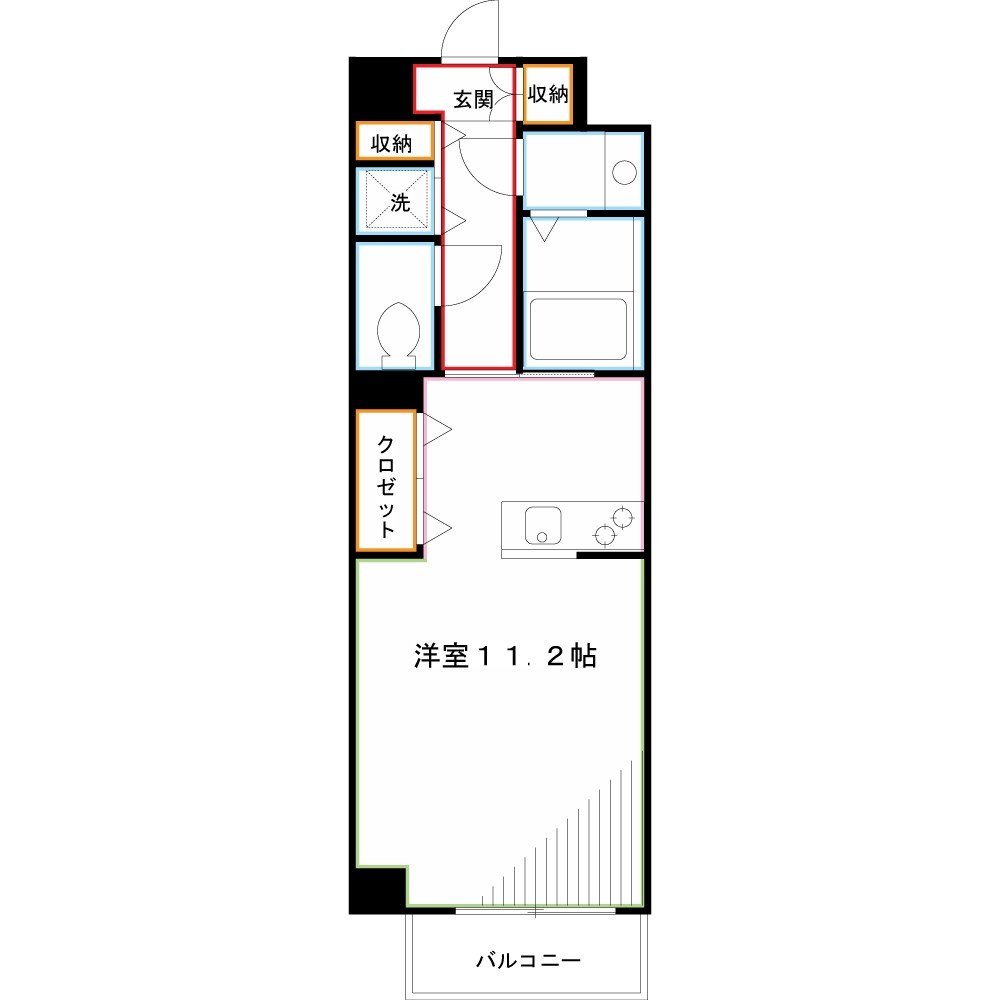 ビュークレスト小金井の間取り