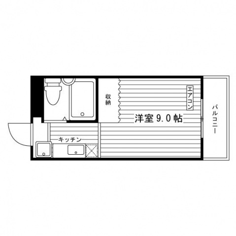 マンサール墨染の間取り