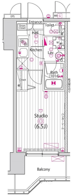 ガーラ・ヴィスタ横浜子安の間取り