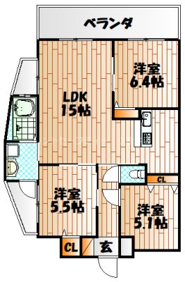 リード大手町の間取り