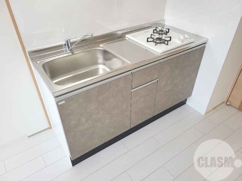 キッチン　２口コンロのシステムキッチン♪