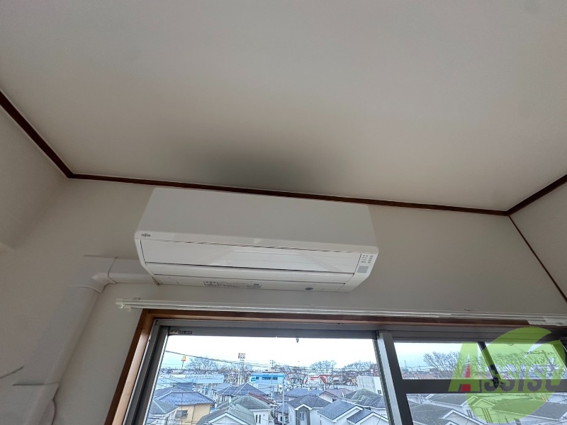 その他設備　エアコンも付いていたので一年中快適ですね。