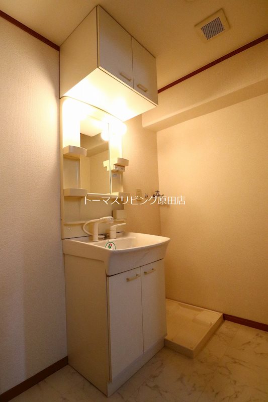 洗面設備　202号室写真