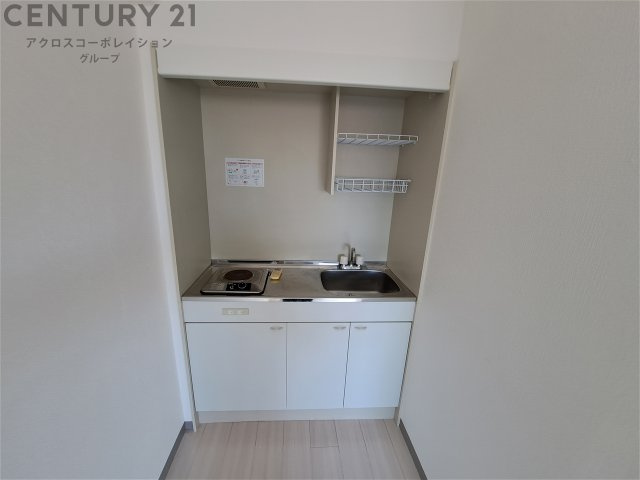 キッチン　シンプルでコンパクトなキッチンです！