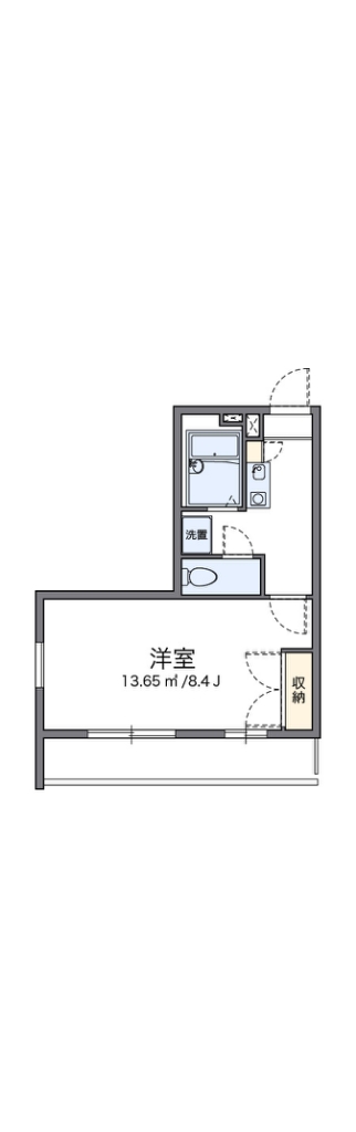 レオパレスM&MIIの間取り写真