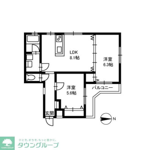 サブリナの間取り写真