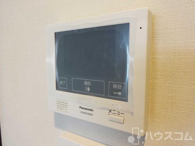セキュリティ　来客時はモニターで確認ができます。