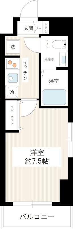アトラス カーロ浦和常盤弐番館の間取り写真