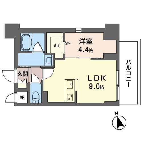 サザンクレストなんば南の間取り写真