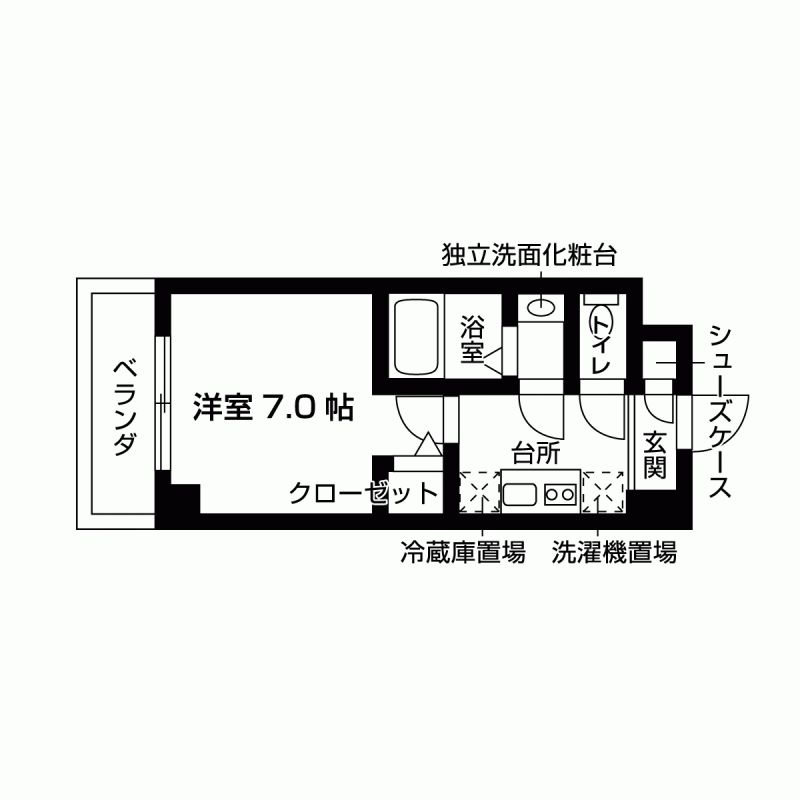 ジュネス太閤の間取り写真