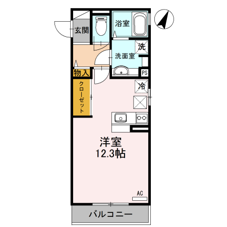 アンジュールCの間取り