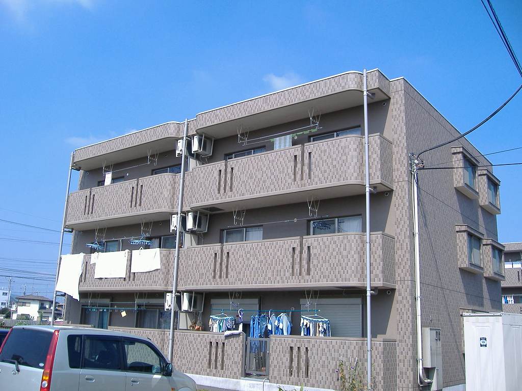 栃木市沼和田町のマンションの建物外観