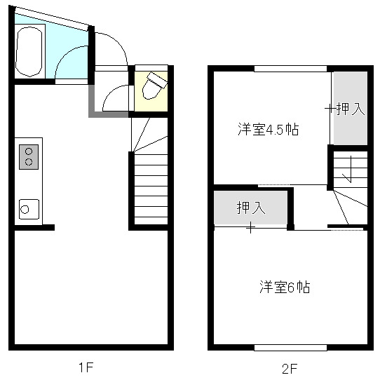 東京都府中市新町１（一戸建）の賃貸物件の間取り