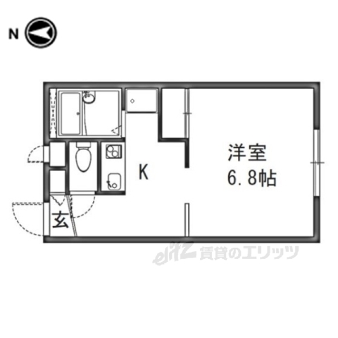 レオパレスＯＨＩ４の間取り