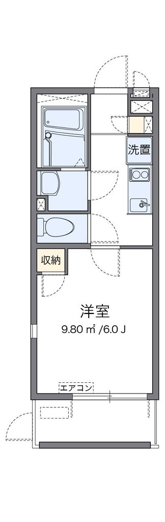 レオネクストベルポルト安針塚の間取り