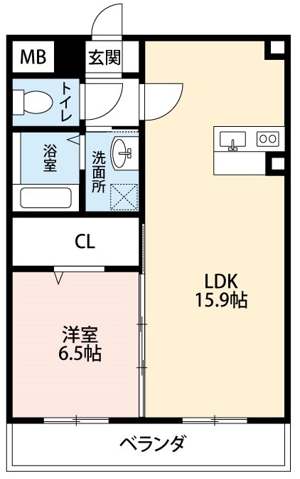 ラポール新安城の間取り