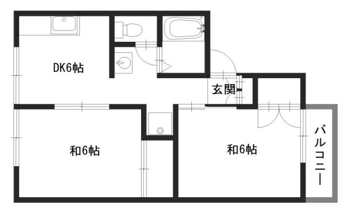 【ハイネス北平野の間取り】