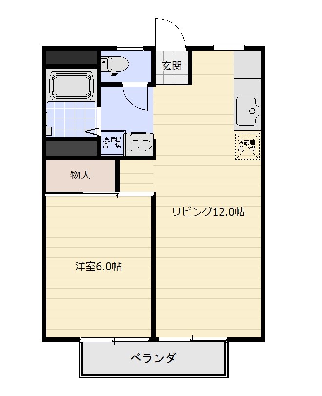 新柏ハウスの間取り