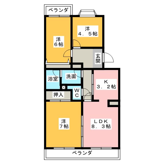 銀河の間取り