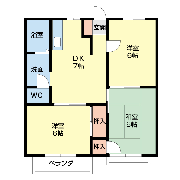 Ｔ－ｓｔｙｌｅ伊太Ａの間取り