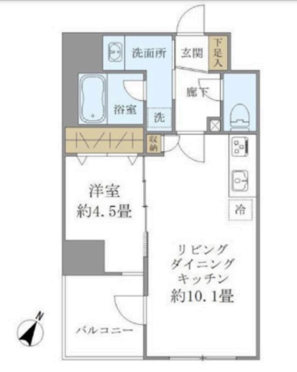 パインステージ白金高輪の間取り