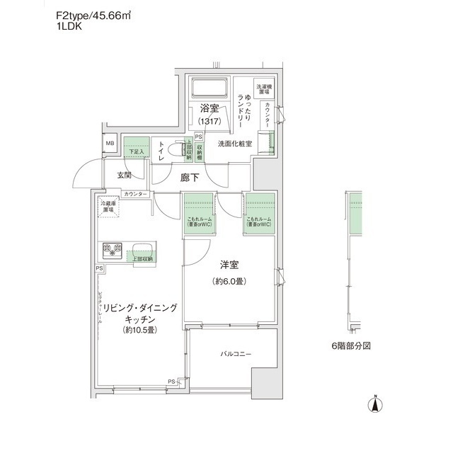 スタイリオ蒲田IIの間取り