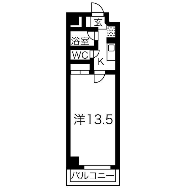 星ヶ丘GODIVAの間取り