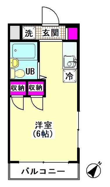 シャルム西大井の間取り